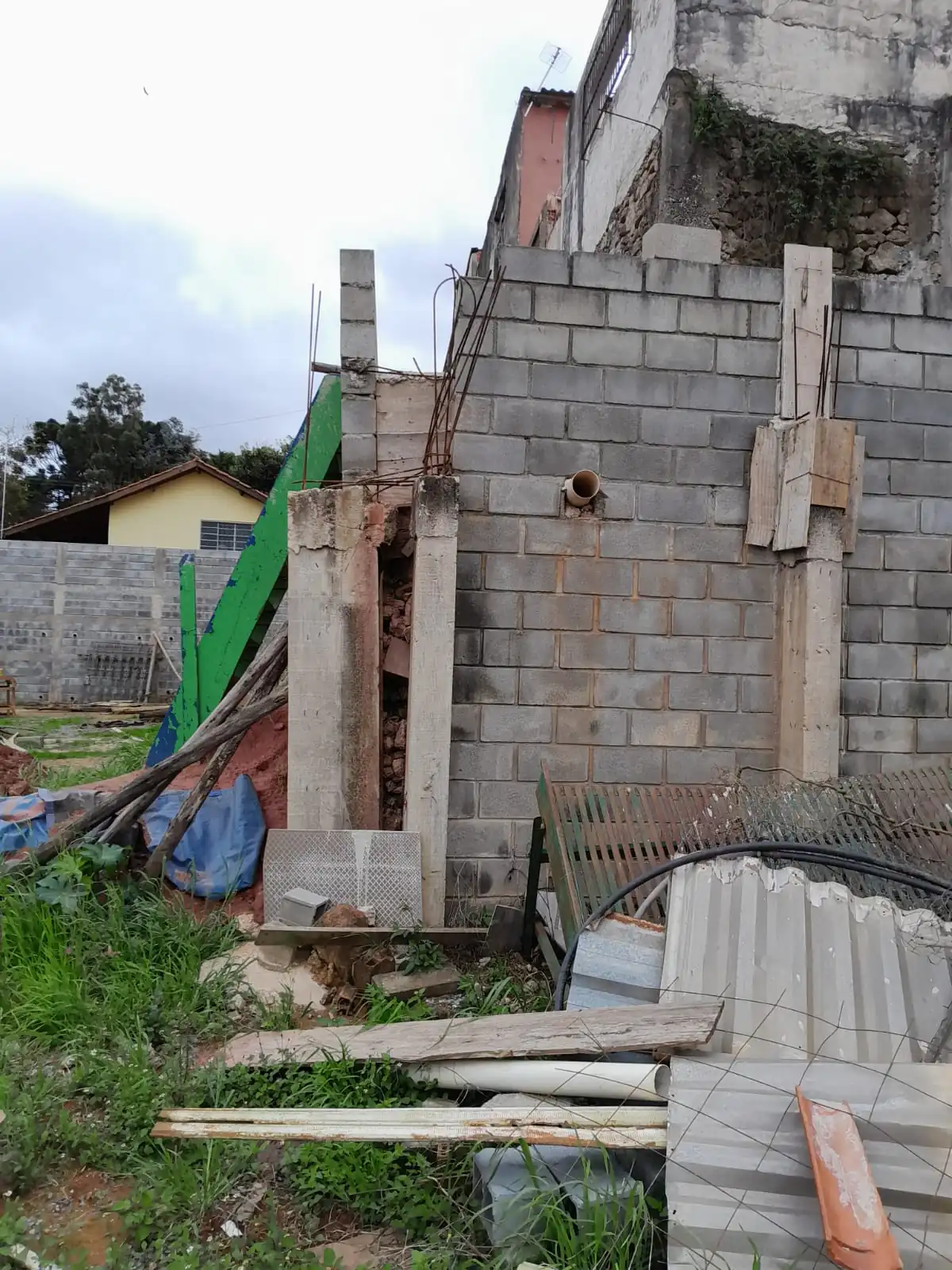 projeto de muro de arrimo