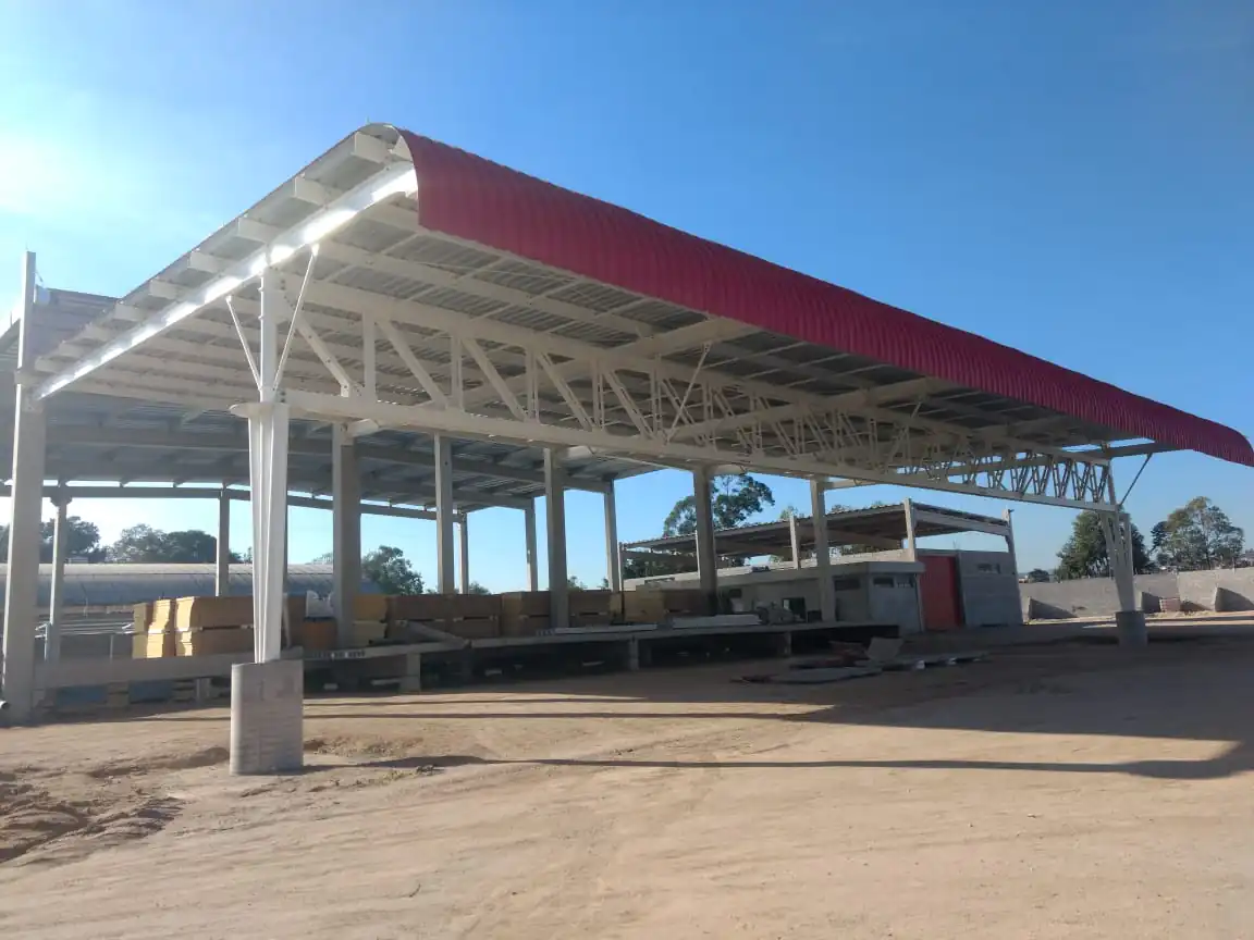 projeto estrutural metálico da kibon