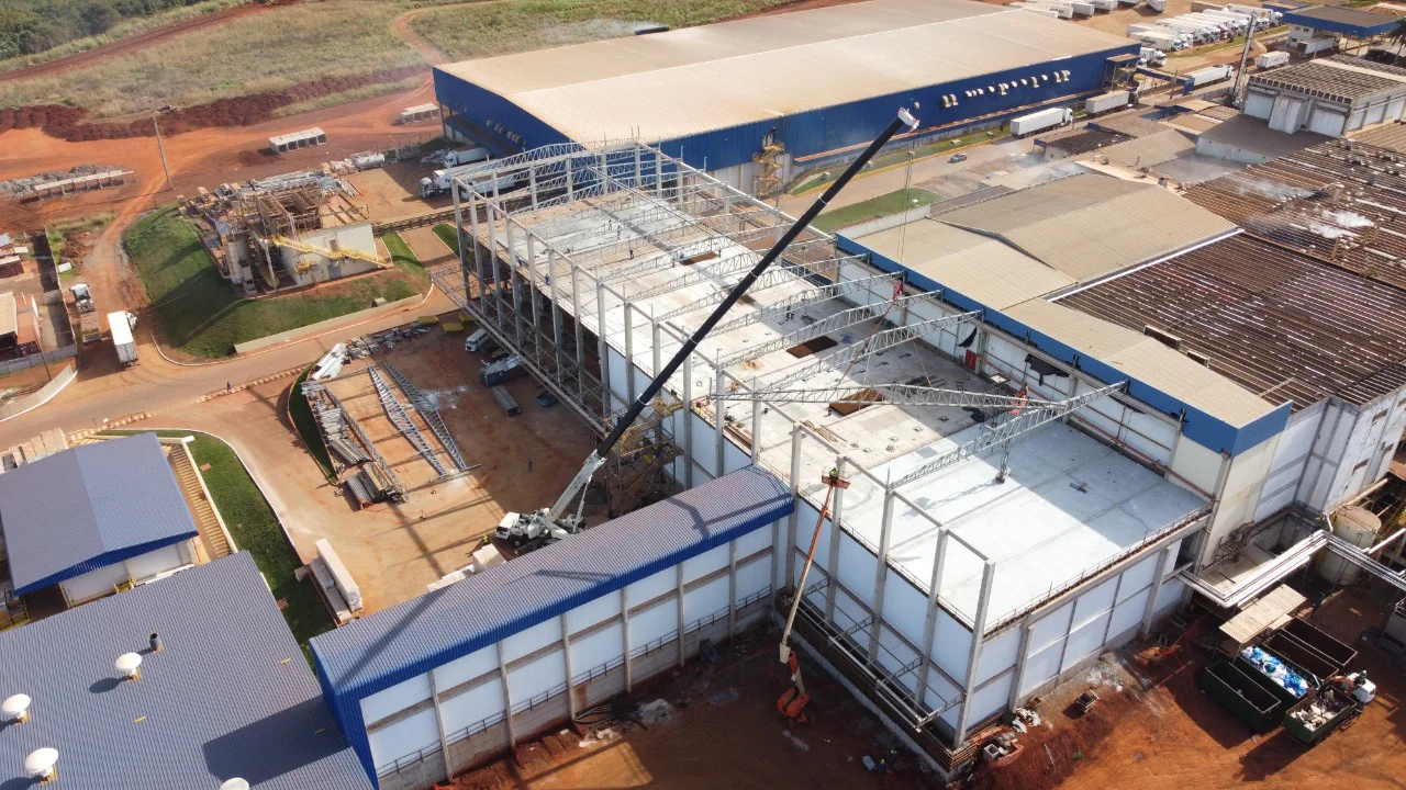 projeto estrutural metálico da JBS